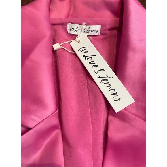 For Love & Lemons Marie Blazer Mini Dress in Pink - Picture 10 of 15